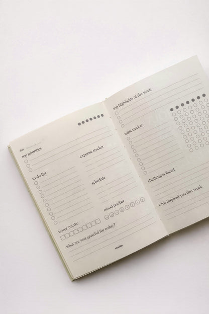 'Just Chillin' undated planner